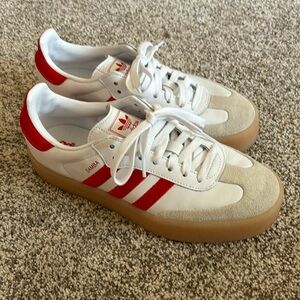 adidas red samba SAMBAE shoes